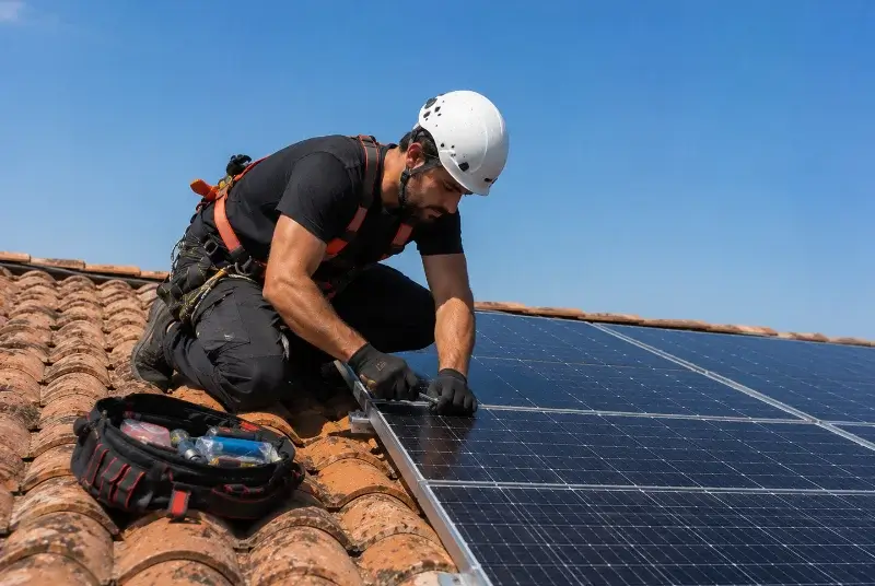 Maintenance et monitoring de panneaux solaires au Bugue